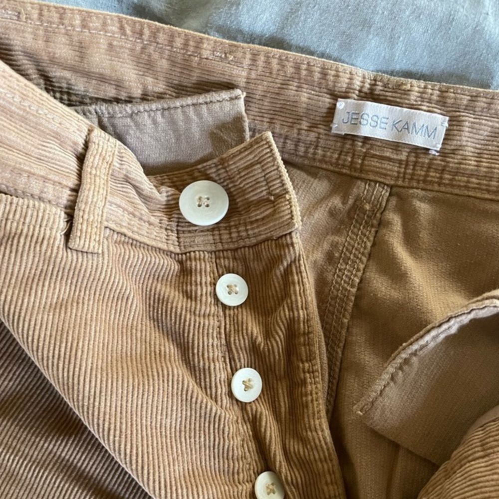 Jesse Kamm Camel Corduroy Sailor Pant (archived) - Size 4 - Picture 6 of 8